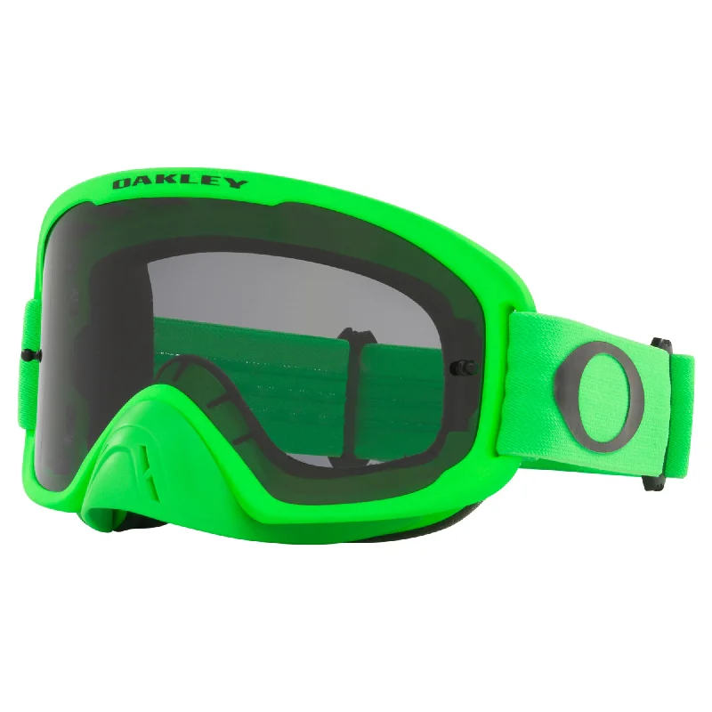 bicycle brake customization-OAKLEY O-FRAME 2.0 PRO GOGGLES - MOTO GREEN (DARK GREY)