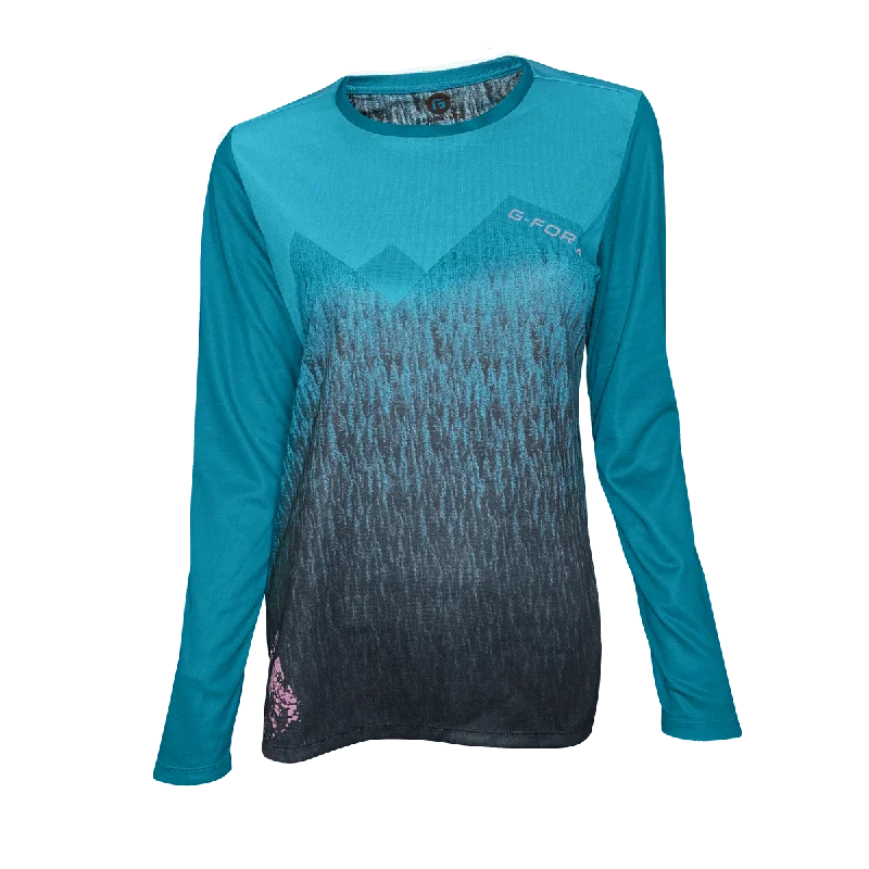 bicycle seatpost handling-Women's Long Sleeve MTB Jersey