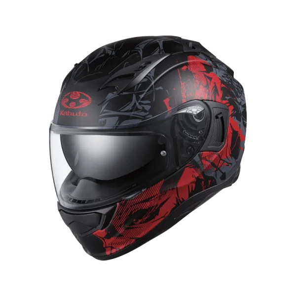 bicycle brake improvement-KABUTO HIKARI TRUTH HELMET -  BLACK/RED