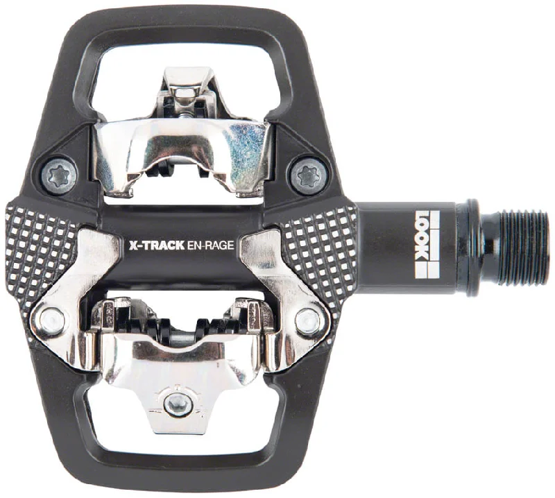 bicycle posture handling-Look X-Track En-Rage Dual Sided Clipless SPD Compatible Pedals