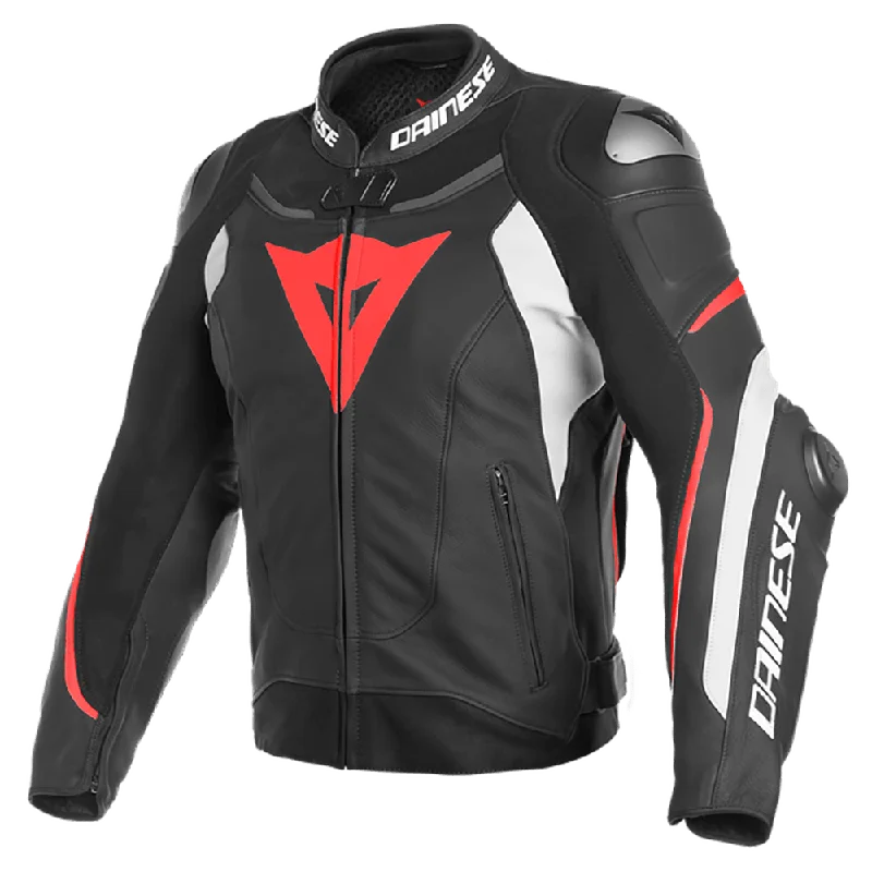 bicycle pump personalization-DAINESE SUPER SPEED 3 JACKET - BLACK/WHITE/FLUO RED