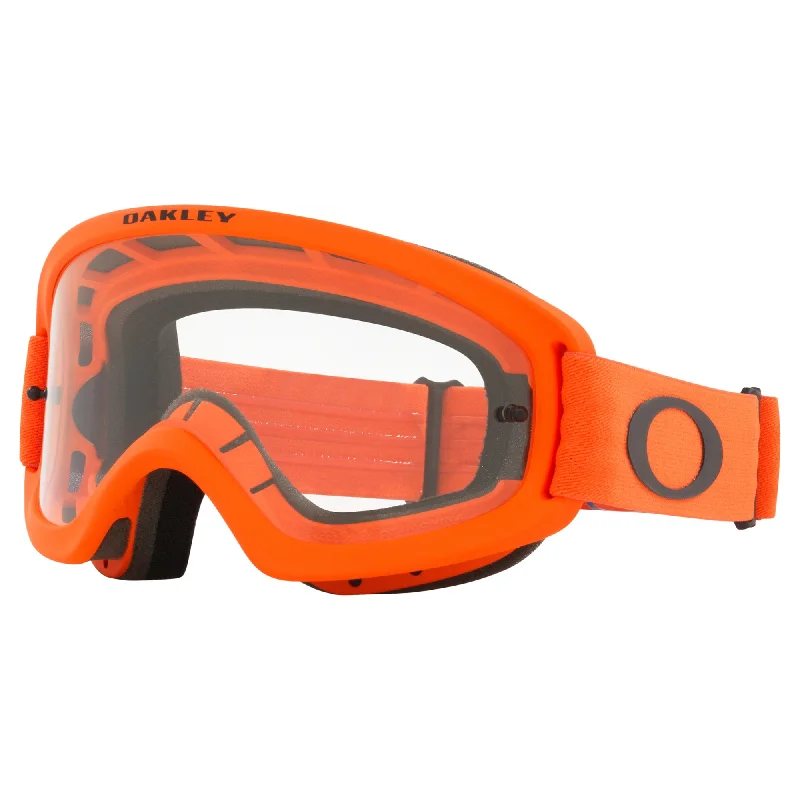 bicycle cleat optimization-OAKLEY O-FRAME 2.0 PRO XS YOUTH GOGGLES - MOTO ORANGE (CLEAR)