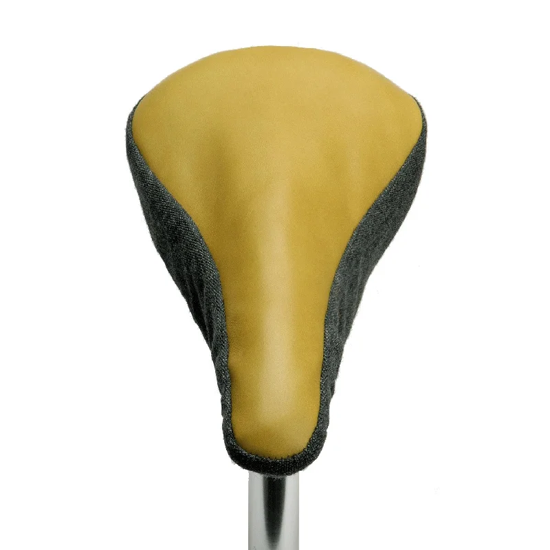 bicycle cleaner traction-Rumble Bumble Saddle Cover - Yellow