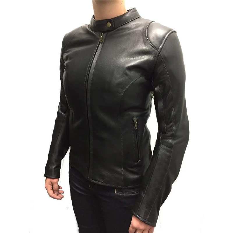 bicycle pad impact-TENTENTHS LADIES MICHELLE JACKET - BLACK