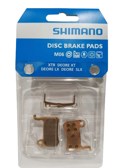 bicycle tire technology-SHIMANO Disc Brake Pad Metal M06 - BR-M965 METAL PAD (M06) & SPRING