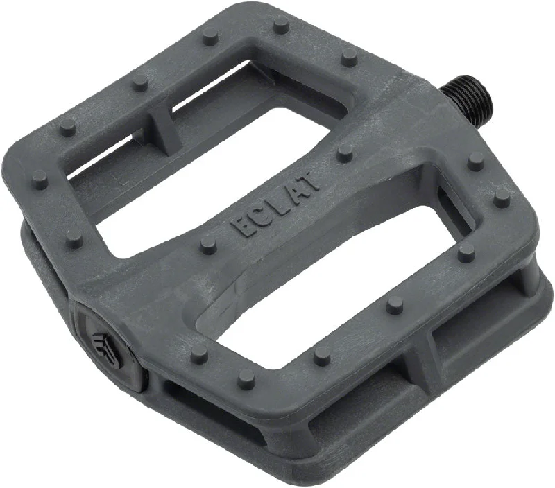 bicycle tool sound-Eclat Centric Pedals Nylon/Fibreglass 9/16" Grey