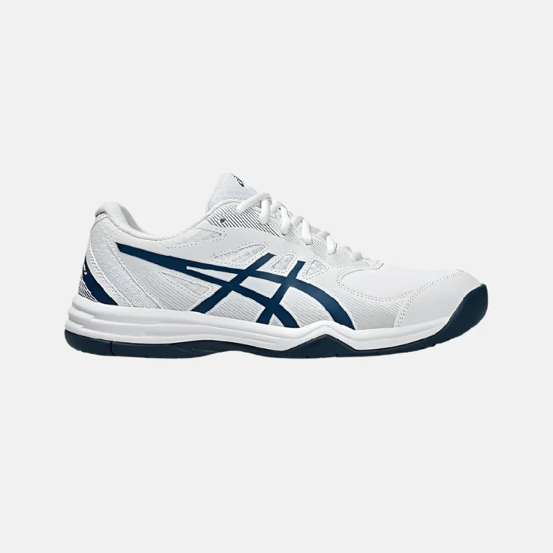 bicycle workshop handling-Asics Court Slide 3 Men's Tennis Shoes -White/Mako Blue