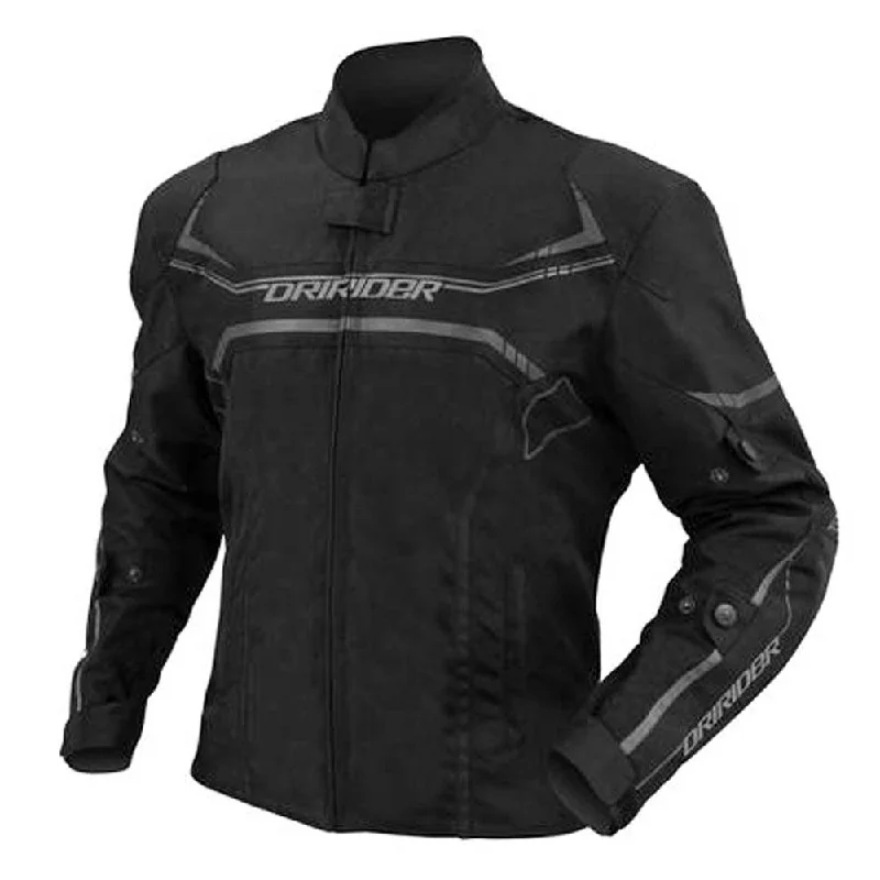 bicycle pad optimization-DRIRIDER ORIGIN JACKET - BLACK/BLACK