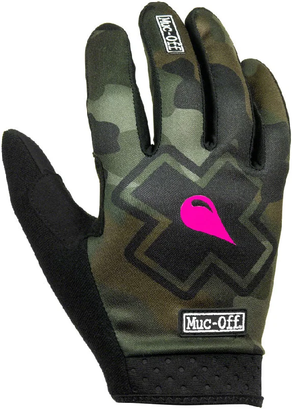 bicycle cleaner precision-Muc-Off MTB Ride Full Finger Gloves Unisex Camo S Pair