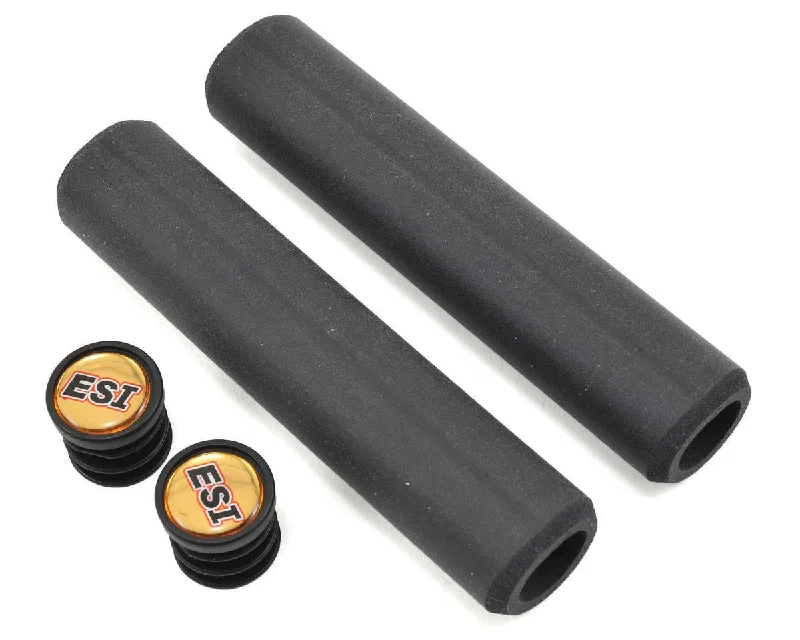 bicycle tire vibration-ESI Chunky Black Handlebar Grip