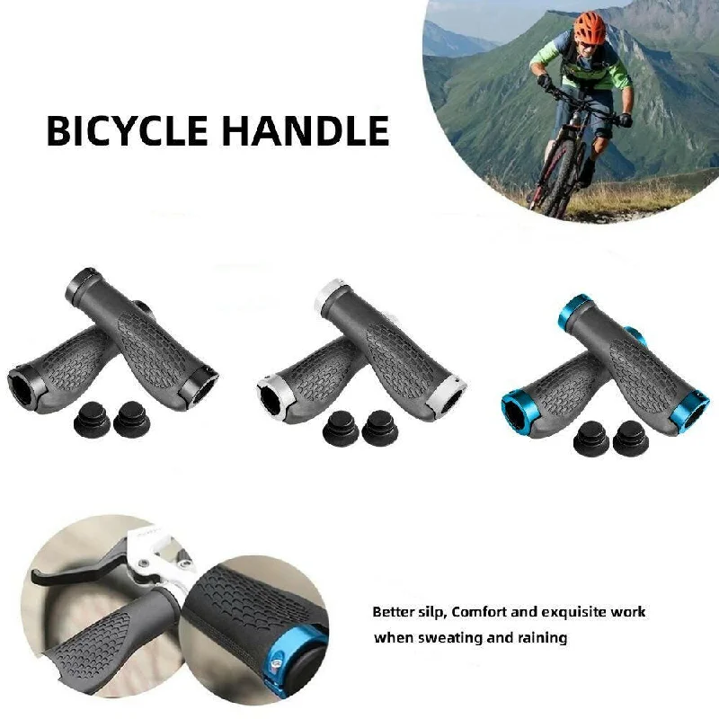 bicycle saddle vibration-Anti Skid Rubber Bicycle Grips Mountain Bike Lock On Bicycle Handlebars Grips 2.5cm MTB Road Cycling Skid Proof Grips