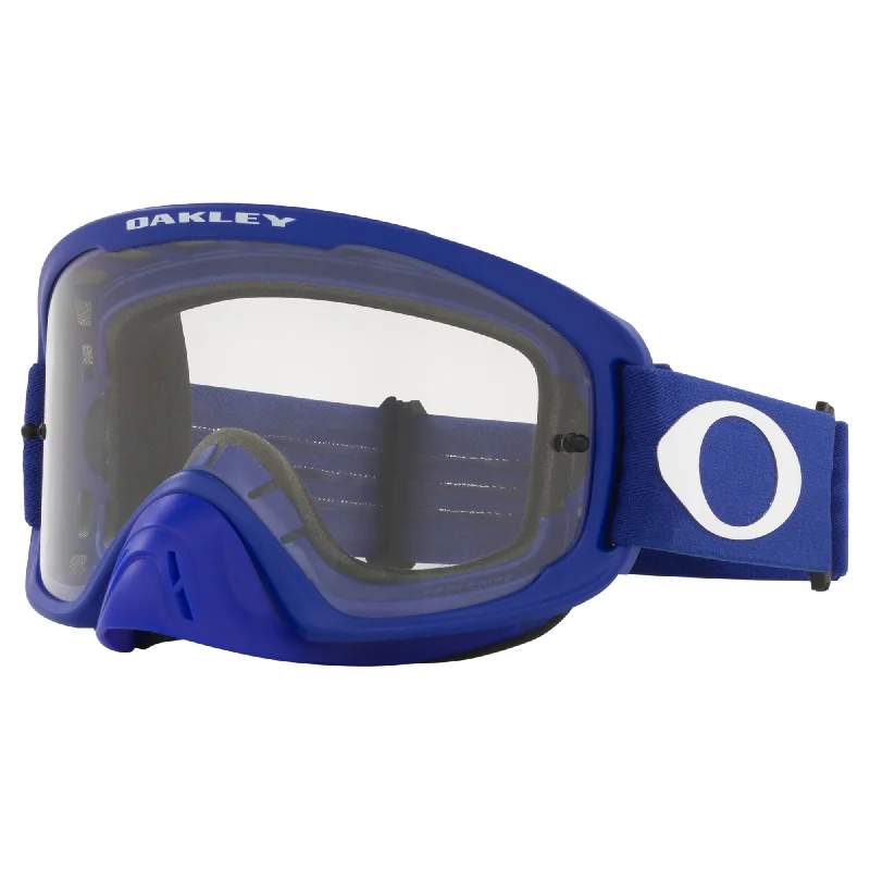 bicycle pad customization-OAKLEY O-FRAME 2.0 PRO GOGGLES - MOTO BLUE (CLEAR)