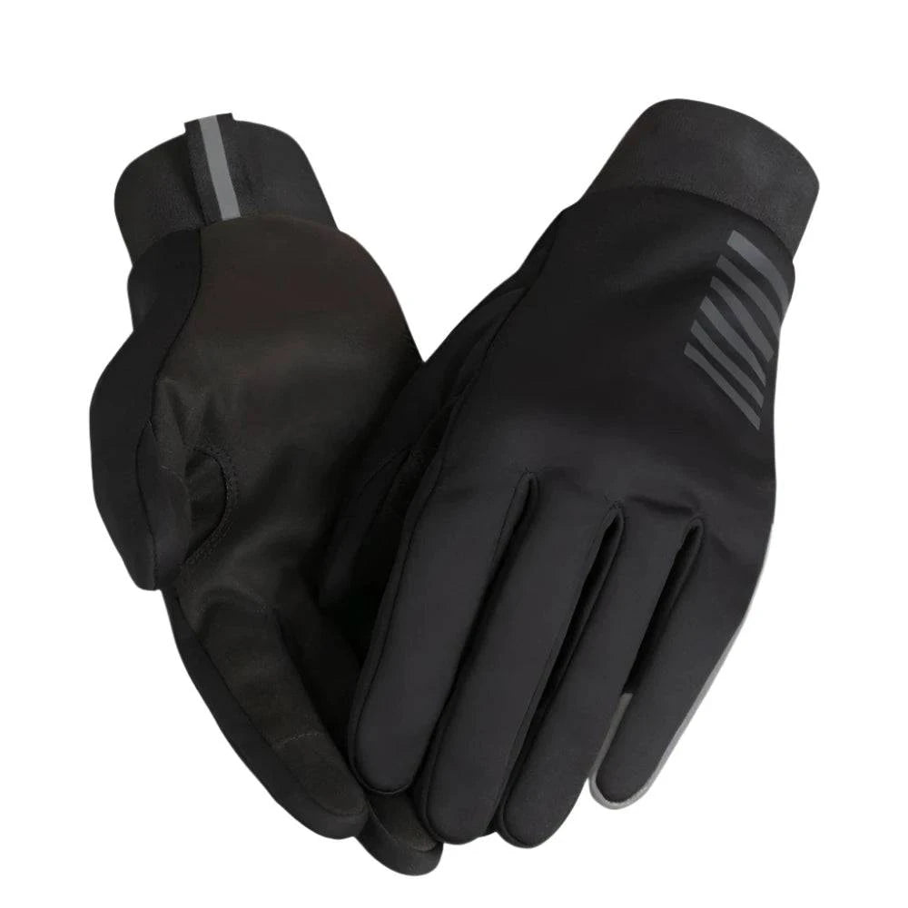 bicycle stem optimization-Cycling Gloves & Mittens Thermal Fleece Bicycle Gloves Full Finger Winter Warmth Waterproof Windproof  Sports Gloves