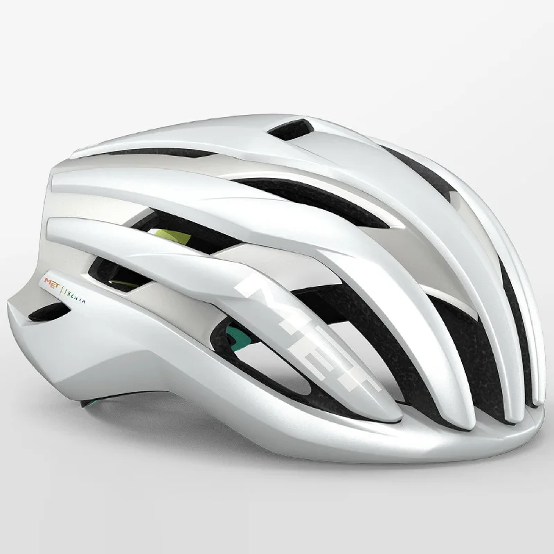 bicycle workout handling-Casco Met Trenta Mips - Bianco lime