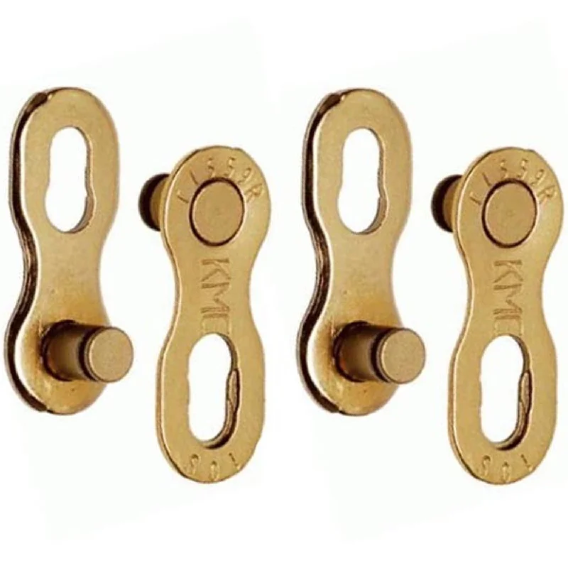 bicycle cleat design-Falsamaglia KMC 10R Riutilizzabile - 2 Pezzi - Oro