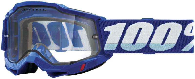 bicycle rust traction-100% Accuri 2 Enduro MTB Goggles - Blue/Clear