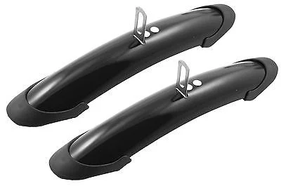 bicycle workshop handling-BLACK SHORTIE MUDGUARDS IDEAL FOR 60's,70's 80's RETRO RACING BIKE HARD TO FIND