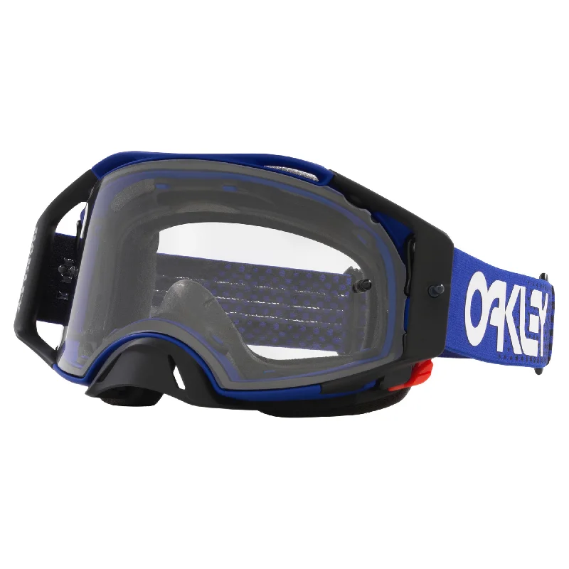 bicycle rim vibration-OAKLEY AIRBRAKE GOGGLES - MOTO BLUE B1B  (CLEAR)