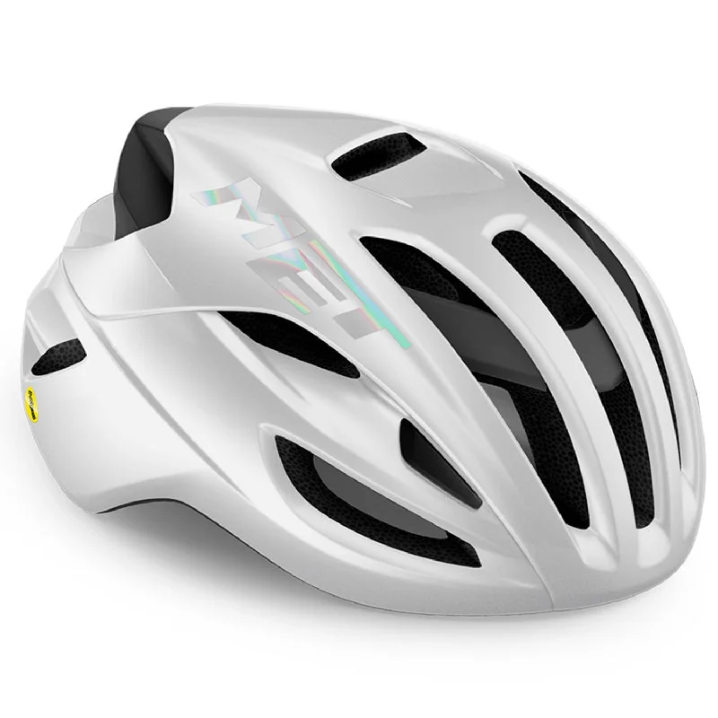 bicycle downhill handling-Casco Met Rivale Mips - Bianco grigio