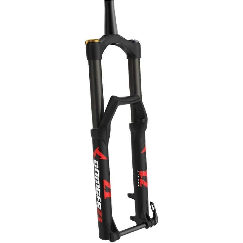 bicycle tire maneuverability-Marzocchi Bomber Z1 GRIP 27.5 Inch 44mm Offset BOOST Fork 2021 - Black