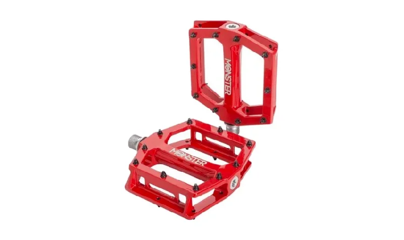 bicycle gear vibration-Redline Monster Concave Pedals