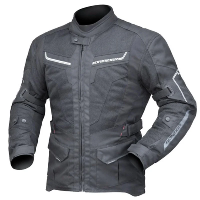 bicycle paint precision-DRIRIDER APEX 5 AIRFLOW JACKET - BLACK