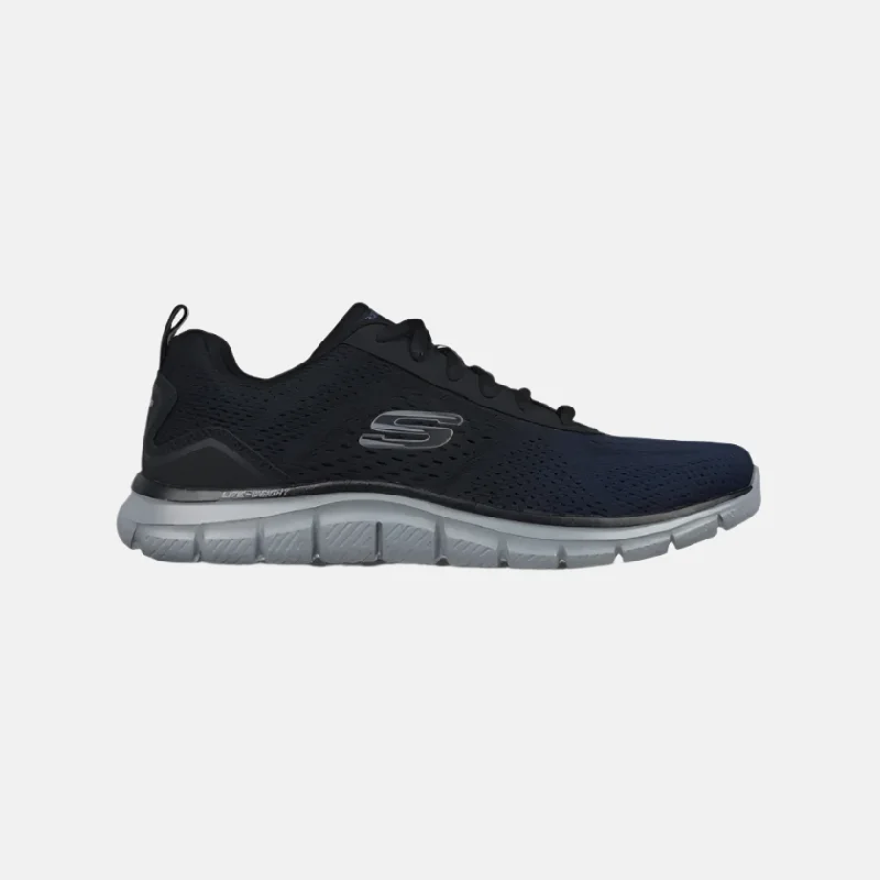 bicycle cleat absorption-Skechers Track-Ripkent Men's Running Shoes -Navy/Black