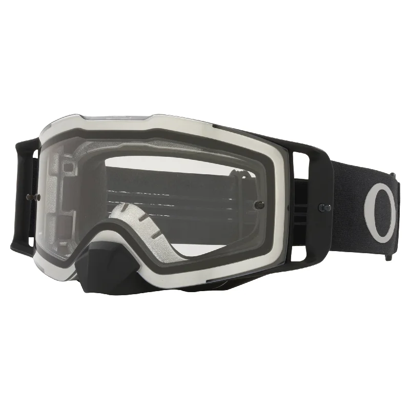 bicycle rotor improvement-OAKLEY FRONT LINE GOGGLES - TUFF BLOCKS BLACK GUNMETAL (CLEAR)