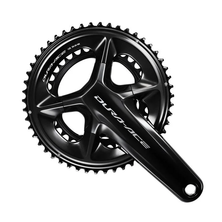 bicycle saddle alignment-Shimano Dura Ace FC-R9200 Hollowtech II 2x12 Speed Crankset