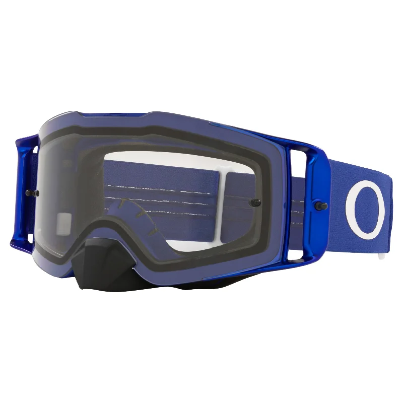 bicycle cleaner personalization-OAKLEY FRONT LINE GOGGLES - MOTO BLUE (CLEAR)