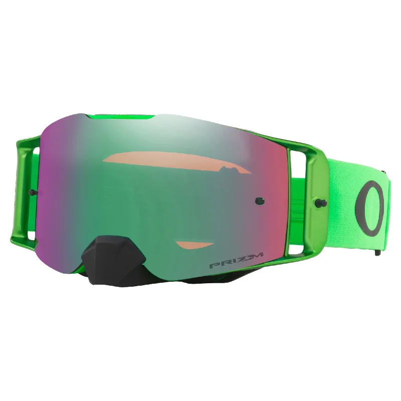 bicycle handlebar improvement-OAKLEY FRONT LINE GOGGLES - MOTO GREEN (PRIZM MX JADE)