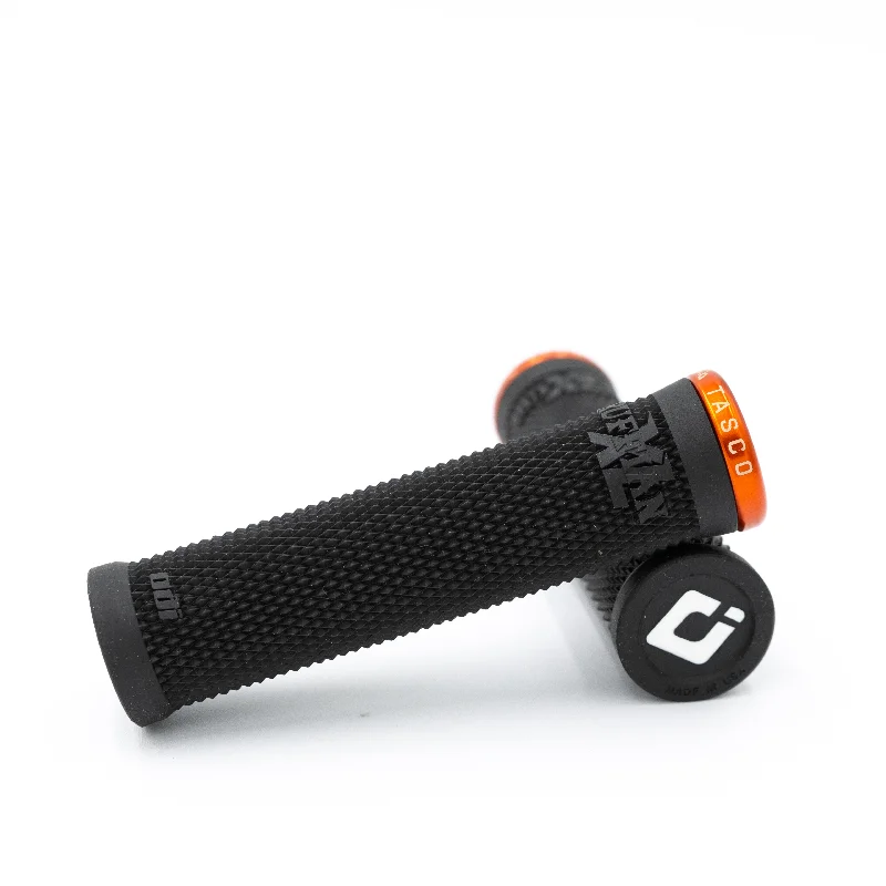 bicycle sidewall shock-TASCO x ODI - Ruffian XL Lock-on Grips (Black)