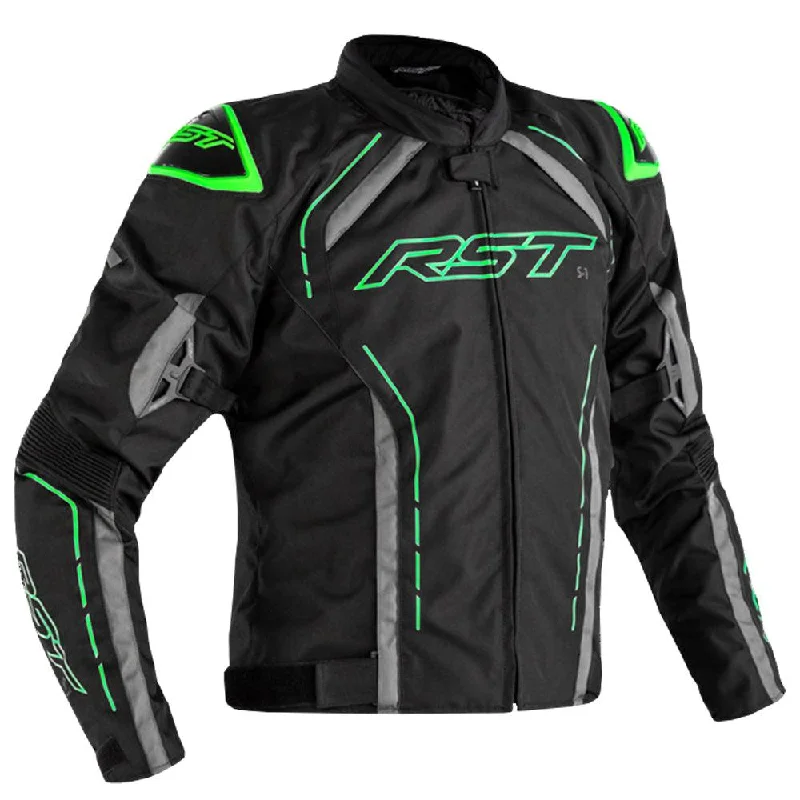 bicycle pedal tuning-RST S1 SPORT WP JACKET - BLACK/FLUO GREEN