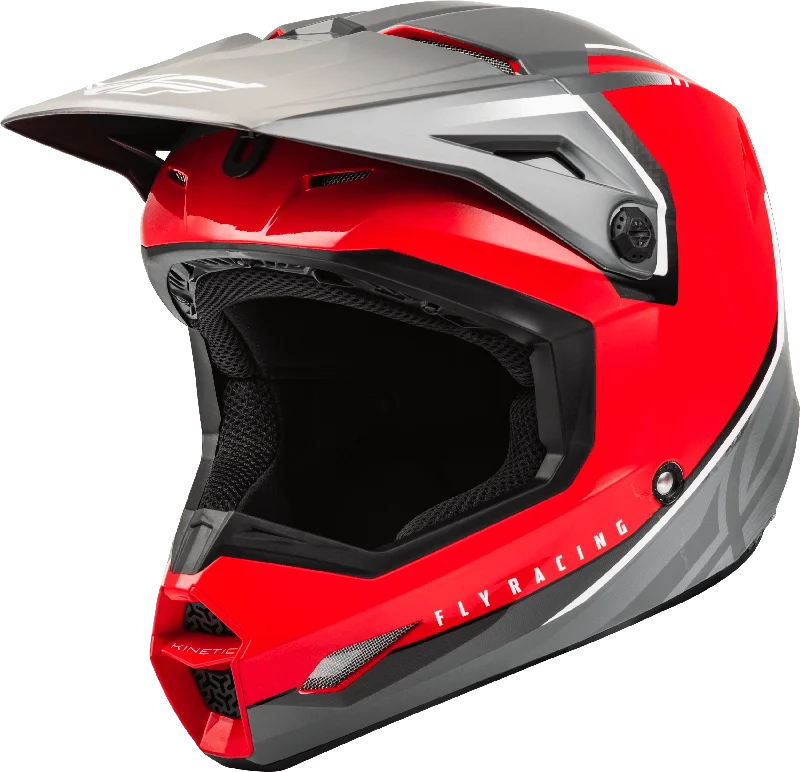 bicycle valve calibration-FLY 2024 KINETIC VISION ECE HELMET - RED/GREY