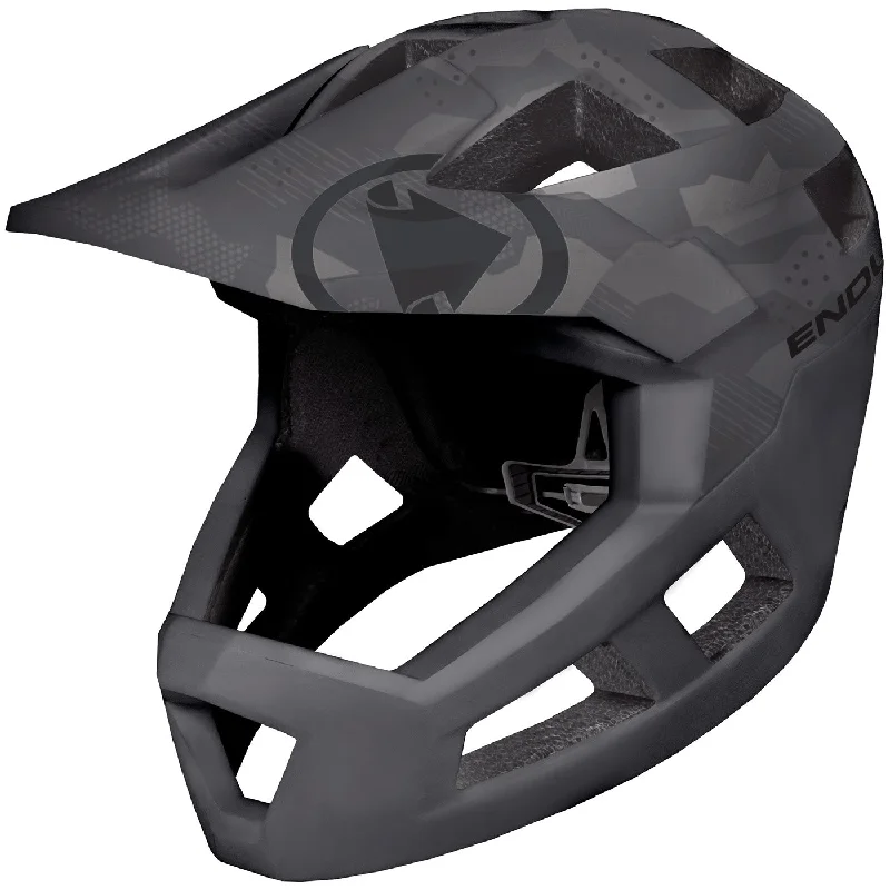 bicycle tire enhancement-Casco bambino Endura Singletrack Full Face - Grigio camo