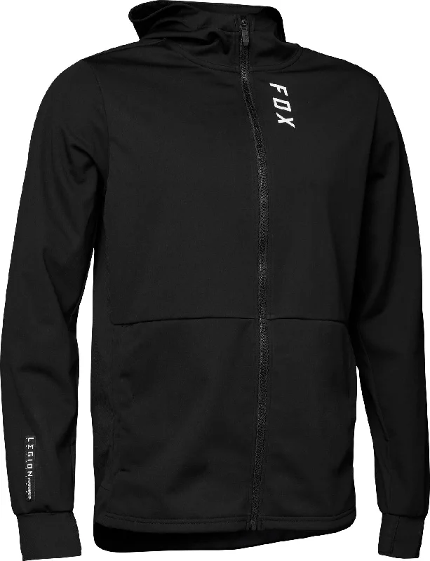 bicycle gear friction-FOX  LEGION DEFEND DRIVE WINDBLOCK ZIP - BLACK