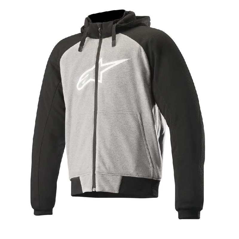 bicycle pedal grip-ALPINESTARS CHROME SPORT HOODIE - GREY/BLACK