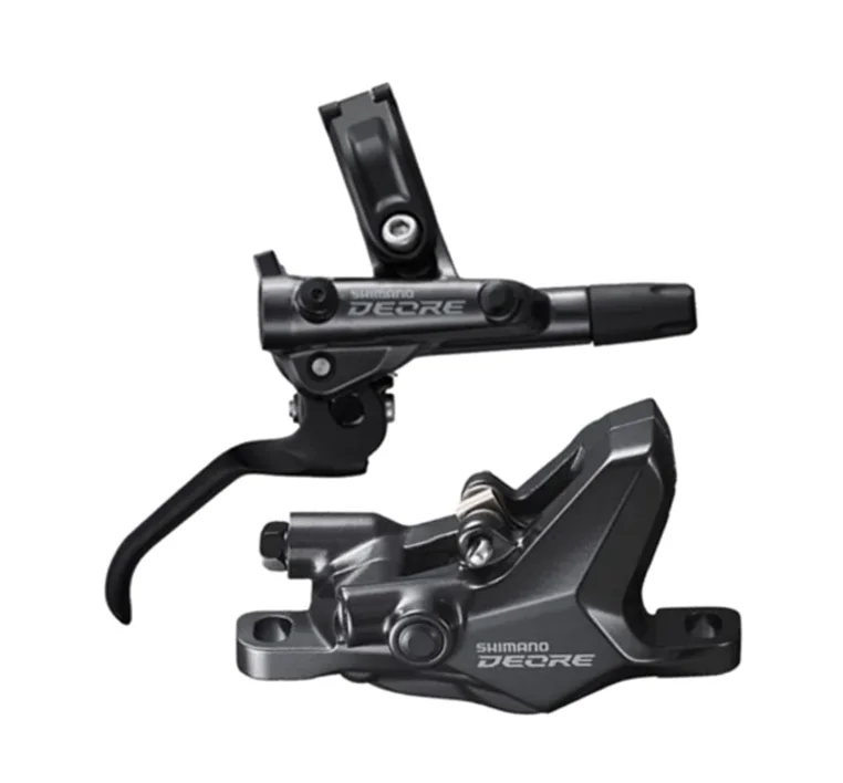 bicycle pedal optimization-Shimano MTB Hydraulic Disc Brake Set M6100 Deore with Brake Lever BL-M6100 & Brake Caliper BR-M6100