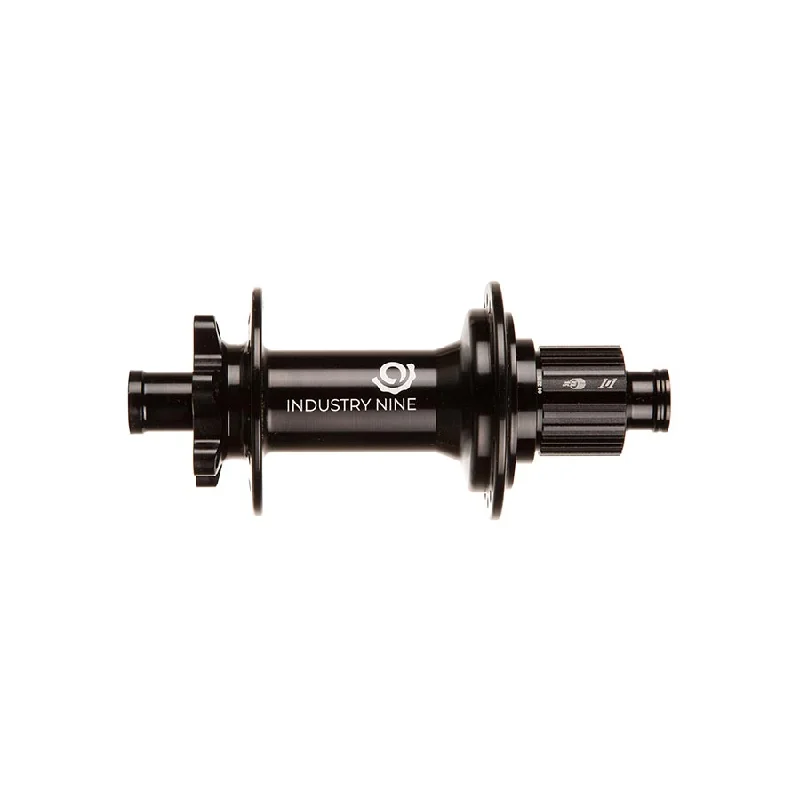 bicycle brake customization-Industry Nine 1/1 Classic DH157 6B Disc Hub Rear 32H 12mm TA 157mm Shimano Micro Spline Black