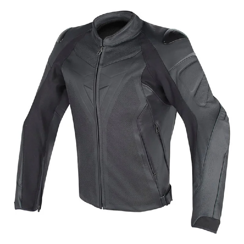 bicycle rotor upgrade-DAINESE FIGHTER LEATHER PERFORATED JACKET