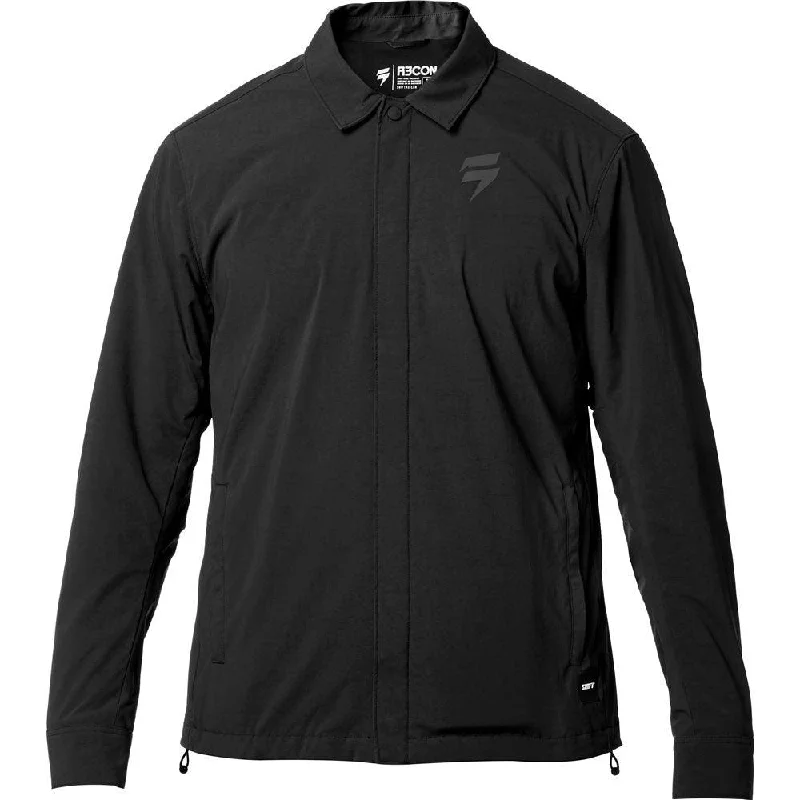 bicycle night handling-SHIFT RECON COACHES JACKET - BLACK