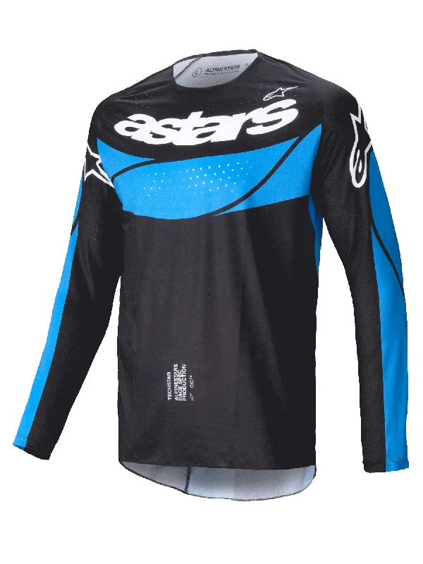 bicycle cleaner modification-ALPINESTARS 2025 TECHSTAR DREEM JERSEY - BLACK BLUE