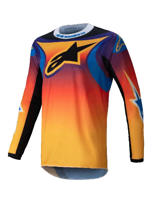 bicycle valve refinement-ALPINESTARS 2025 FLUID WURX  JERSEY - MULTICOLOUR