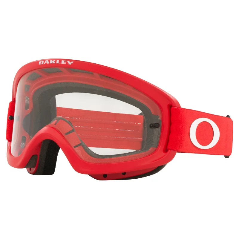 bicycle lever upgrade-OAKLEY O-FRAME 2.0 PRO XS YOUTH GOGGLES - MOTO RED (CLEAR)