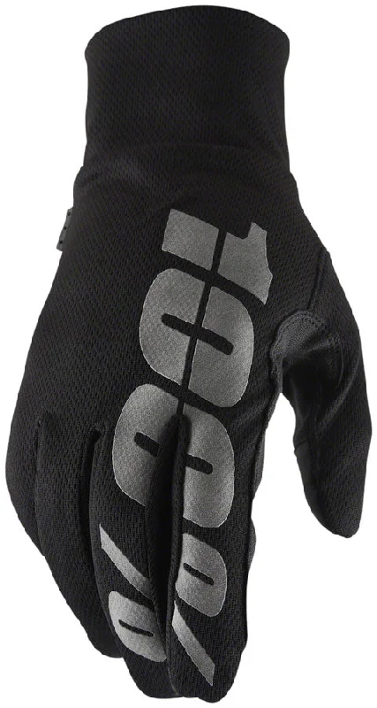 bicycle cleaner stability-100% Hydromatic Gloves - Black Full Finger Mens Small