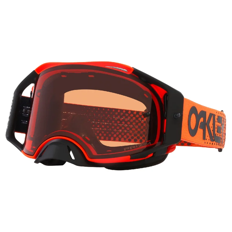 bicycle cleaner engineering-OAKLEY AIRBRAKE GOGGLES - MOTO ORANGE B1B (PRIZM MX BRONZE)