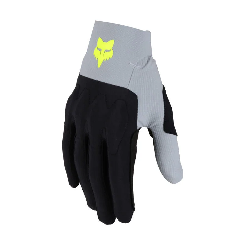 bicycle gear adaptation-Fox Racing Defend D30 MTB Glove - Steel Gray