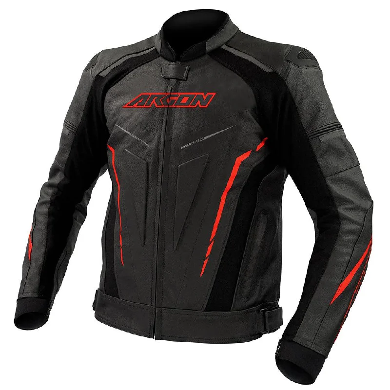 bicycle tire refinement-ARGON DESCENT JACKET - BLACK/RED