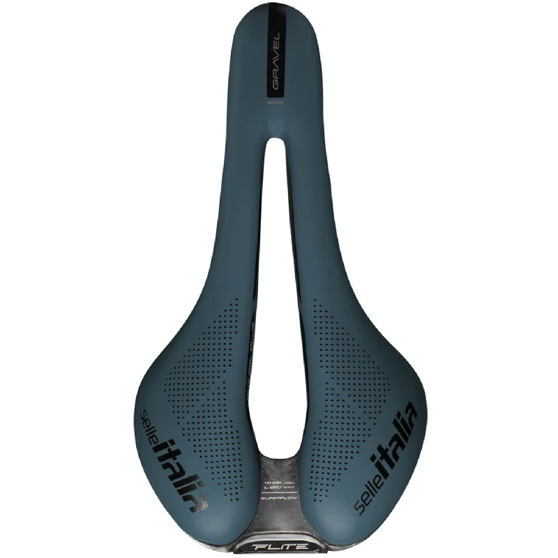 bicycle cleat noise-Sella Selle Italia Flite Boost Gravel Superflow S3 - Blu