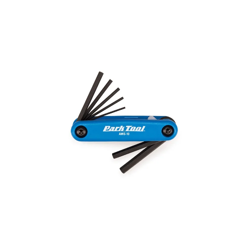 bicycle saddle dampening-Park Tool Fold Up Hex Wrench Set - AWS-10